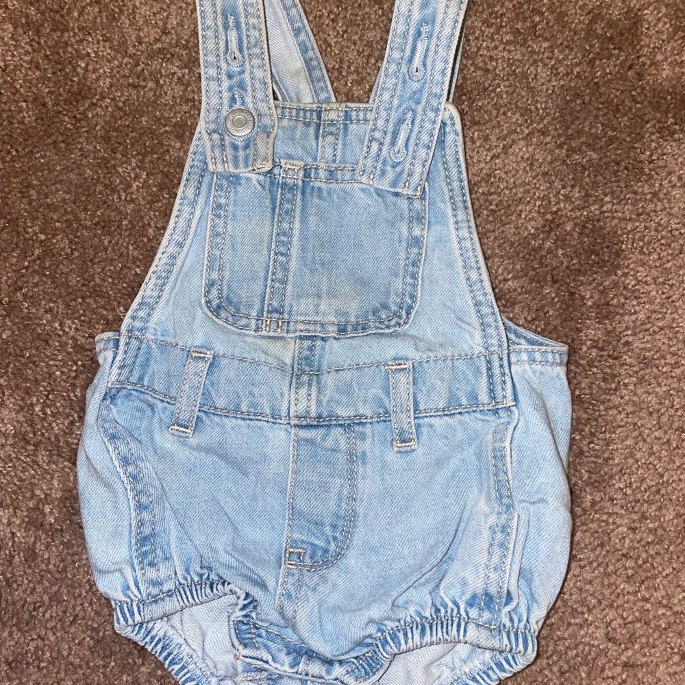 Light Blue Denim Baby Overalls